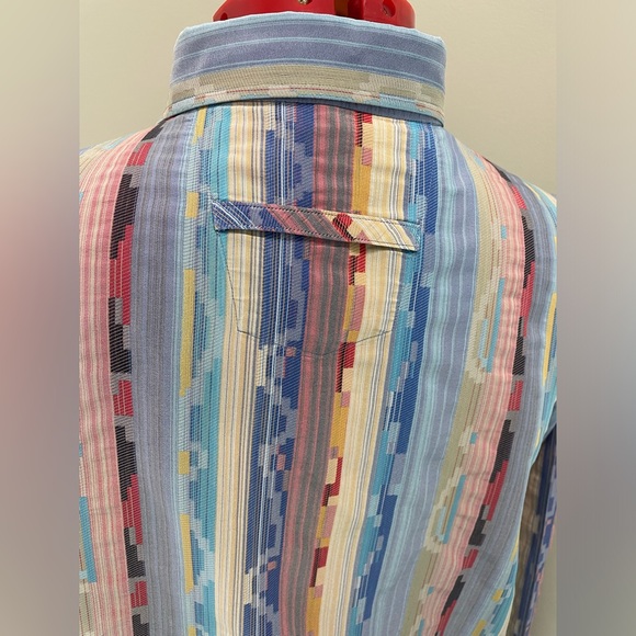 Signum %100 Cotton striped button shirt Sz.XL - Picture 5 of 8